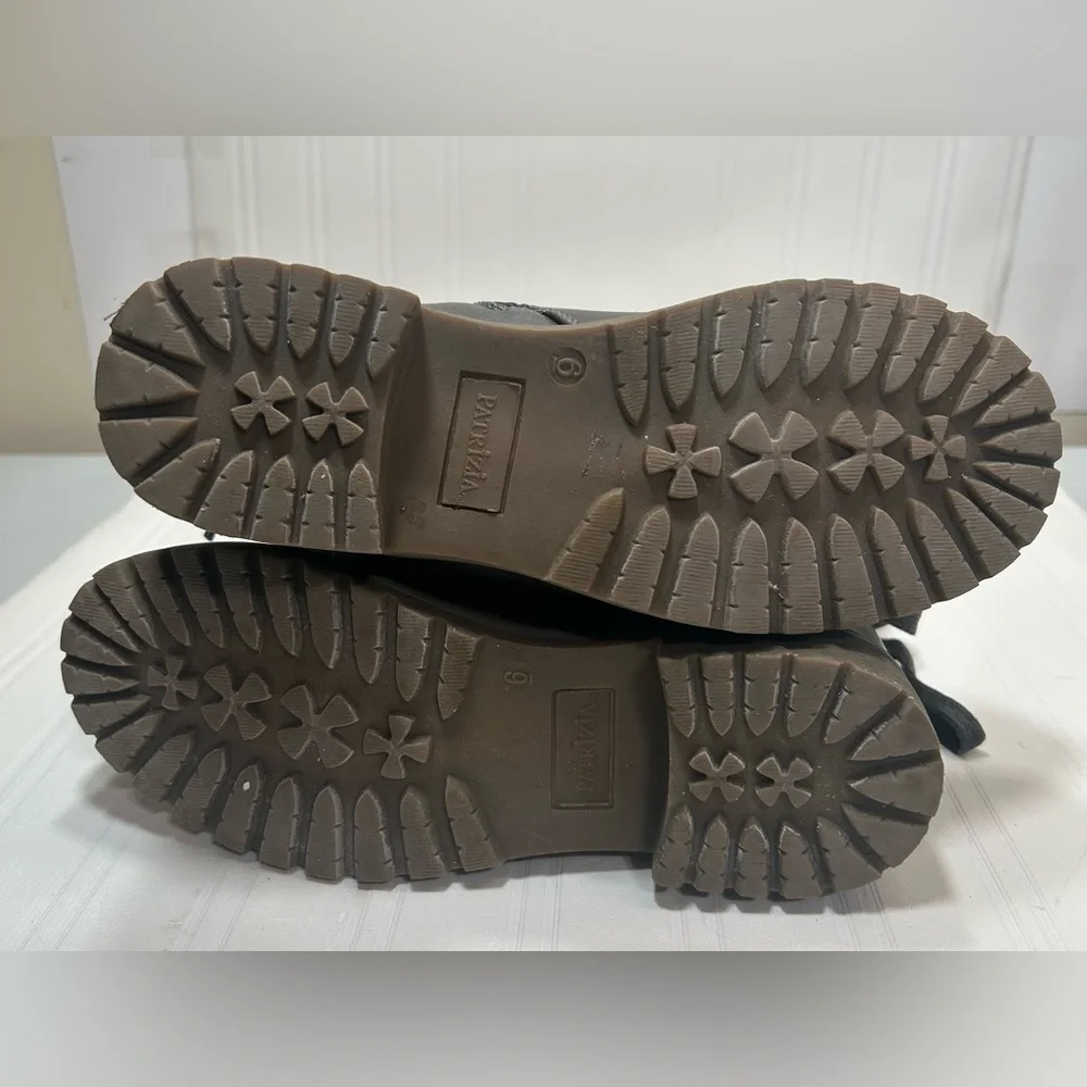 Patrizia Dawna Spring Step Women's Gray Zipper Ankle Boots Faux Fur Lined Size 6 - Picture 10 of 11